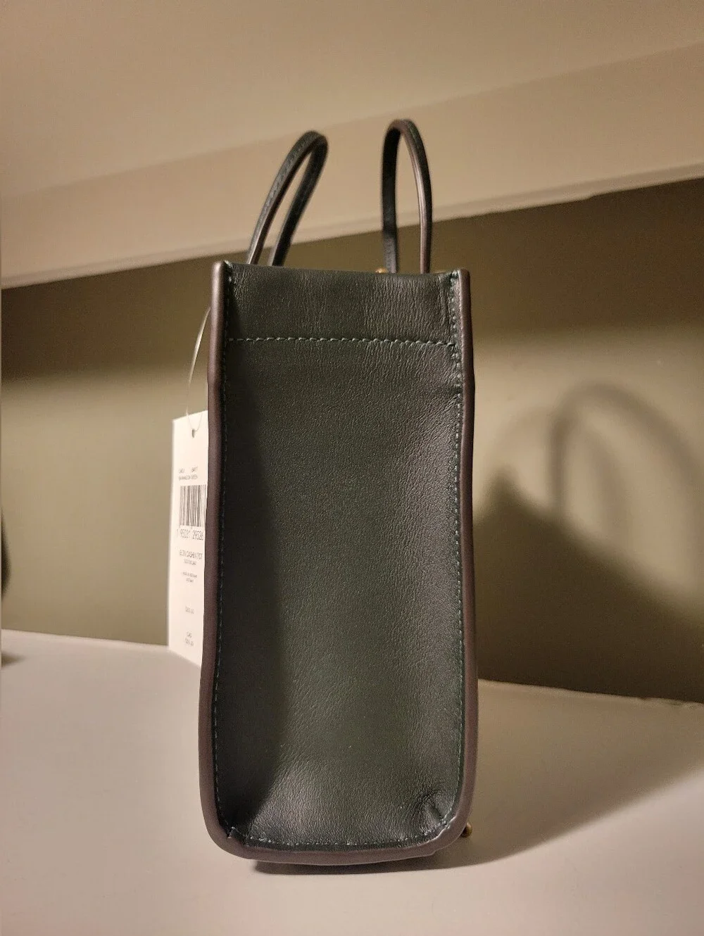 Coach Mini Cashin Tote C4828 Amazon Green NWT